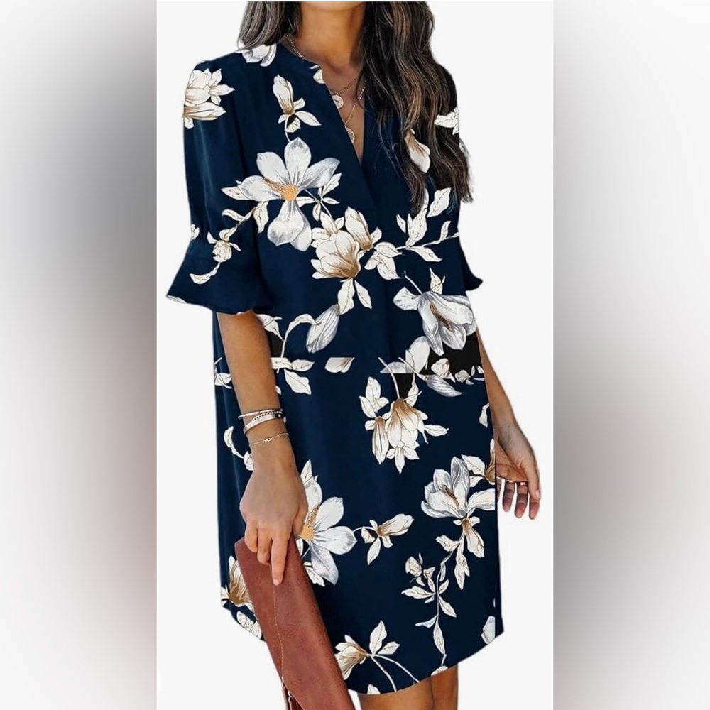 NWT Floral Summer Shift Dress